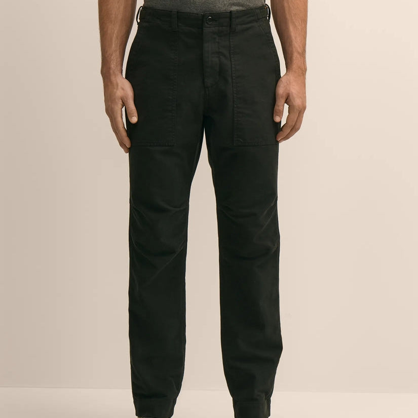 Men's Black Cargo Joggers