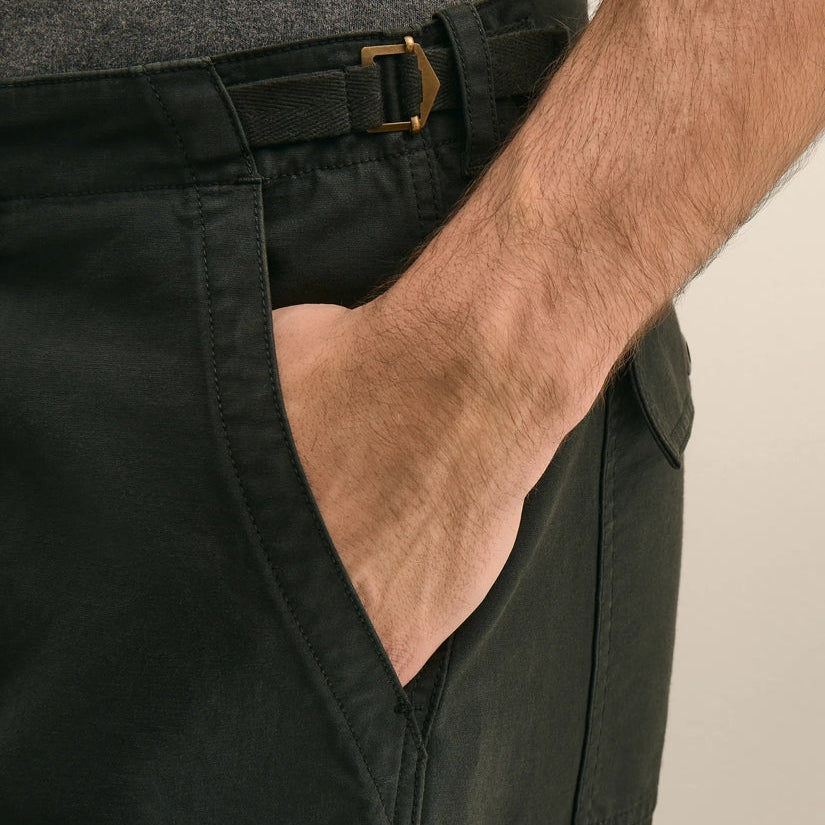 Men's Black Cargo Joggers