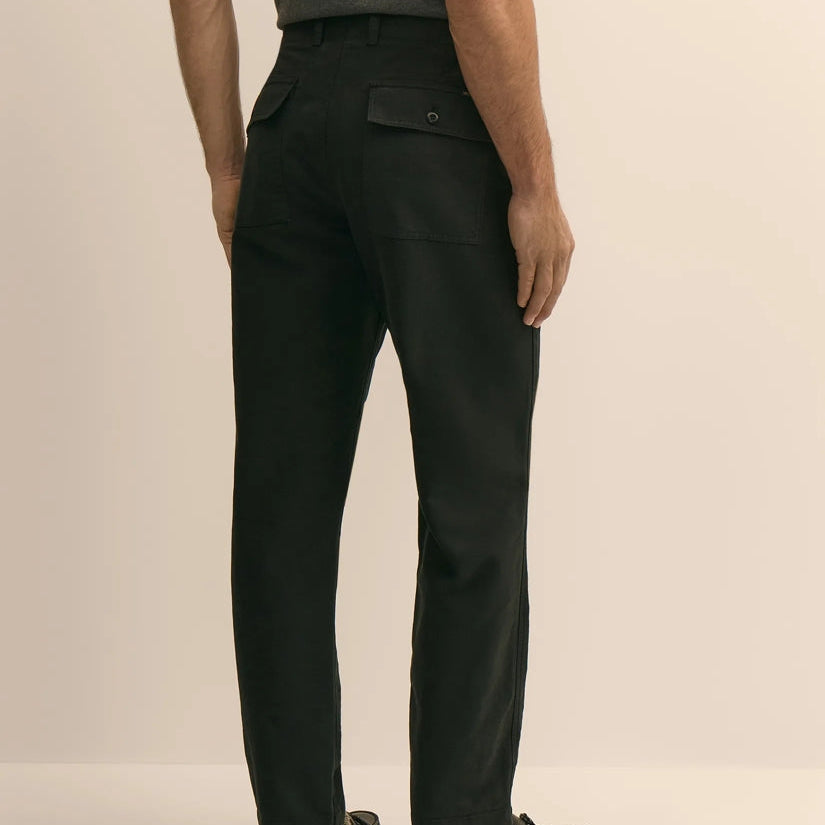 Men's Black Cargo Joggers