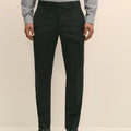 Men's Black Slim Fit Dress Trousers