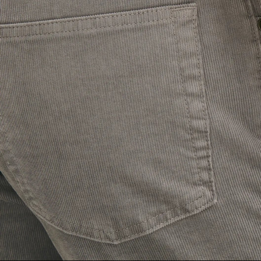 Men's Light Grey Slim Fit Casual Trousers